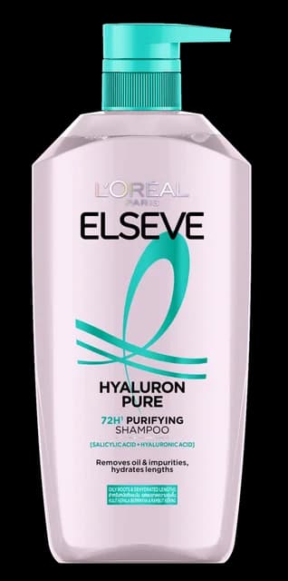 L'Oréal Paris ลอรีอัล ปารีส เอลแซฟ ไฮยาลูรอน เพียว 72เอช เพียวริฟายอิ้ง แชมพู